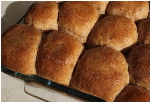 Whole wheat dinner rolls